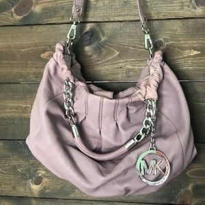 Michael Kors Light Purple Leather Purse